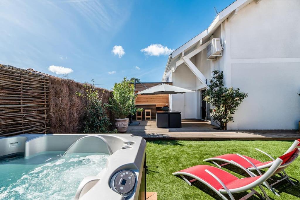 Ravissante Maison 3* Avec Jacuzzi Proche Lac Biscarrosse Dış mekan fotoğraf